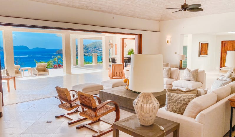 Villa One - Living Area full view